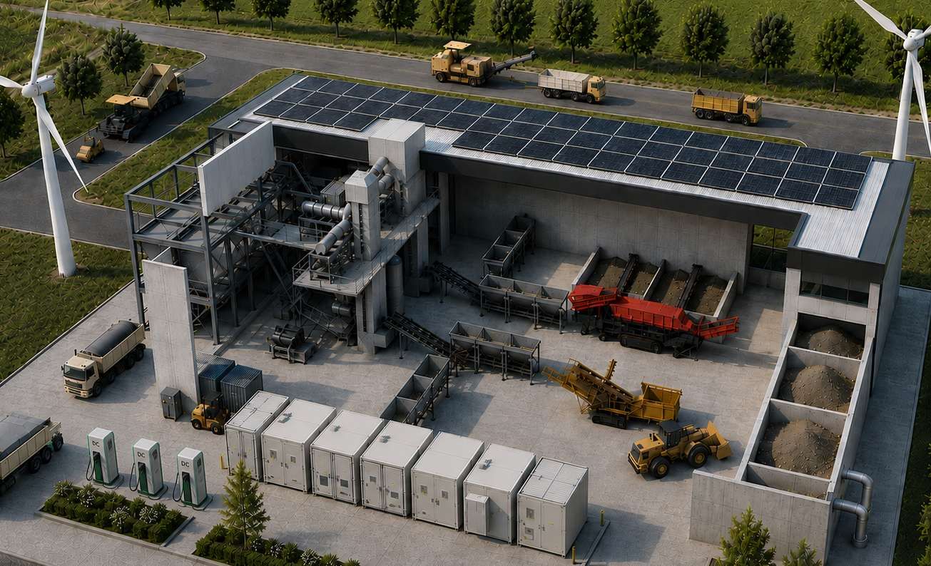 E-falt centrale met genummerde onderdelen